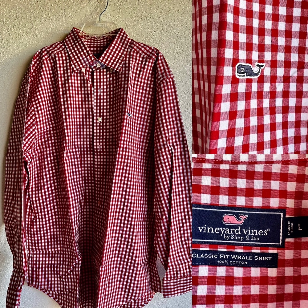 Vineyard Vines Mens Long Sleeve Dress Shirt